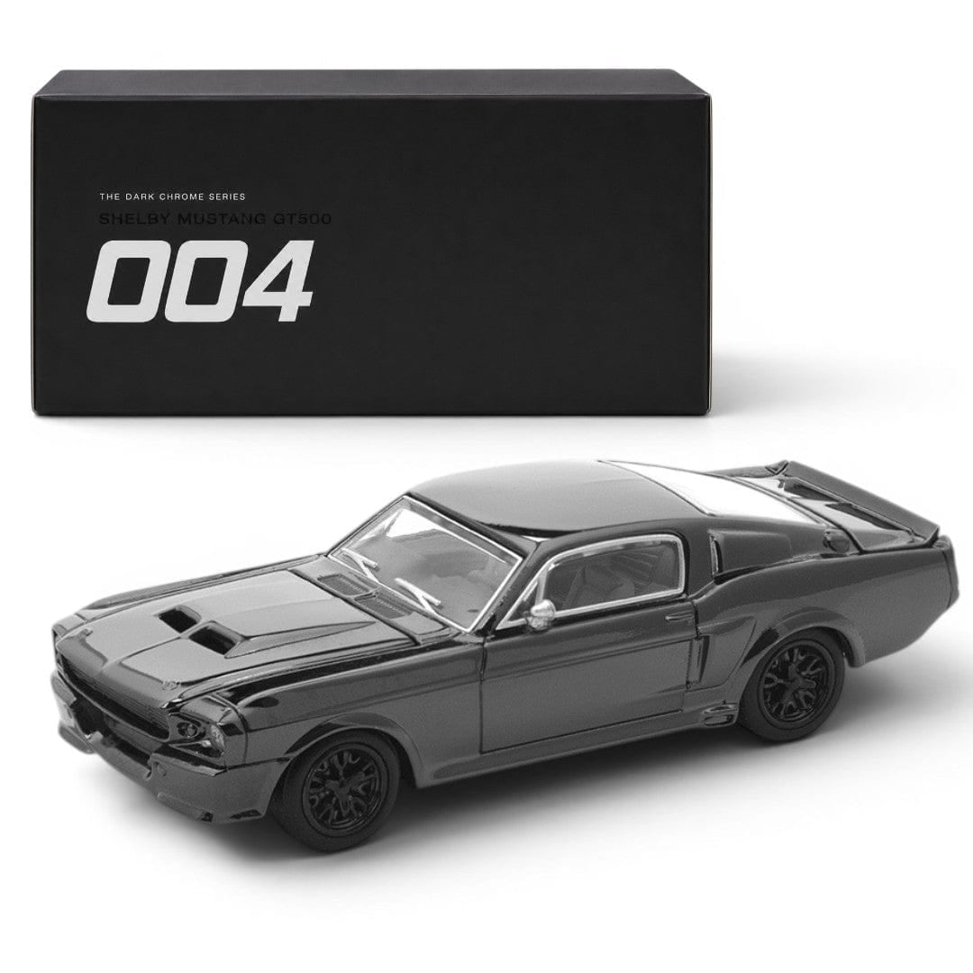 Pop Race Pop Race Shelby Mustang GT500 Dark Chrome Series 004 | 1:64