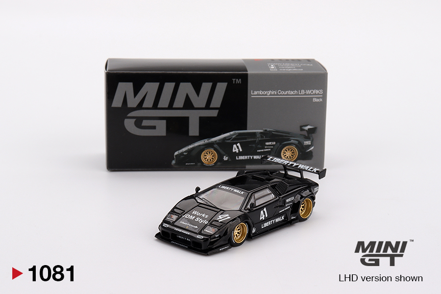 MINI GT Lamborghini Countach LB-WORKS Black