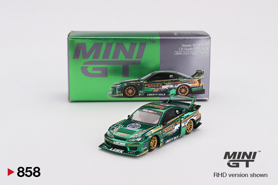 MINI GT Nissan Silvia S15 LB-Super Silhouette LBWK Fausto Racing 2024