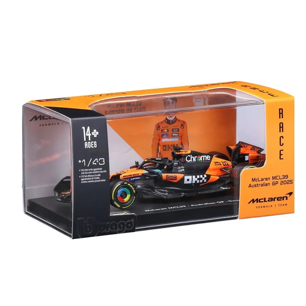 Bburago McLaren MCL38 Australian GP 2024 Oscar Piastri #81