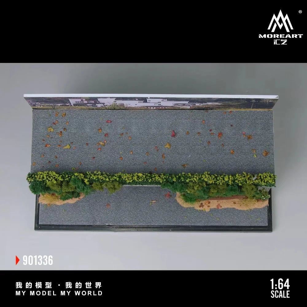 MoreArt Rural Bridge Scene Diorama & Garage | MoreArt 1:64 Diorama photo 5