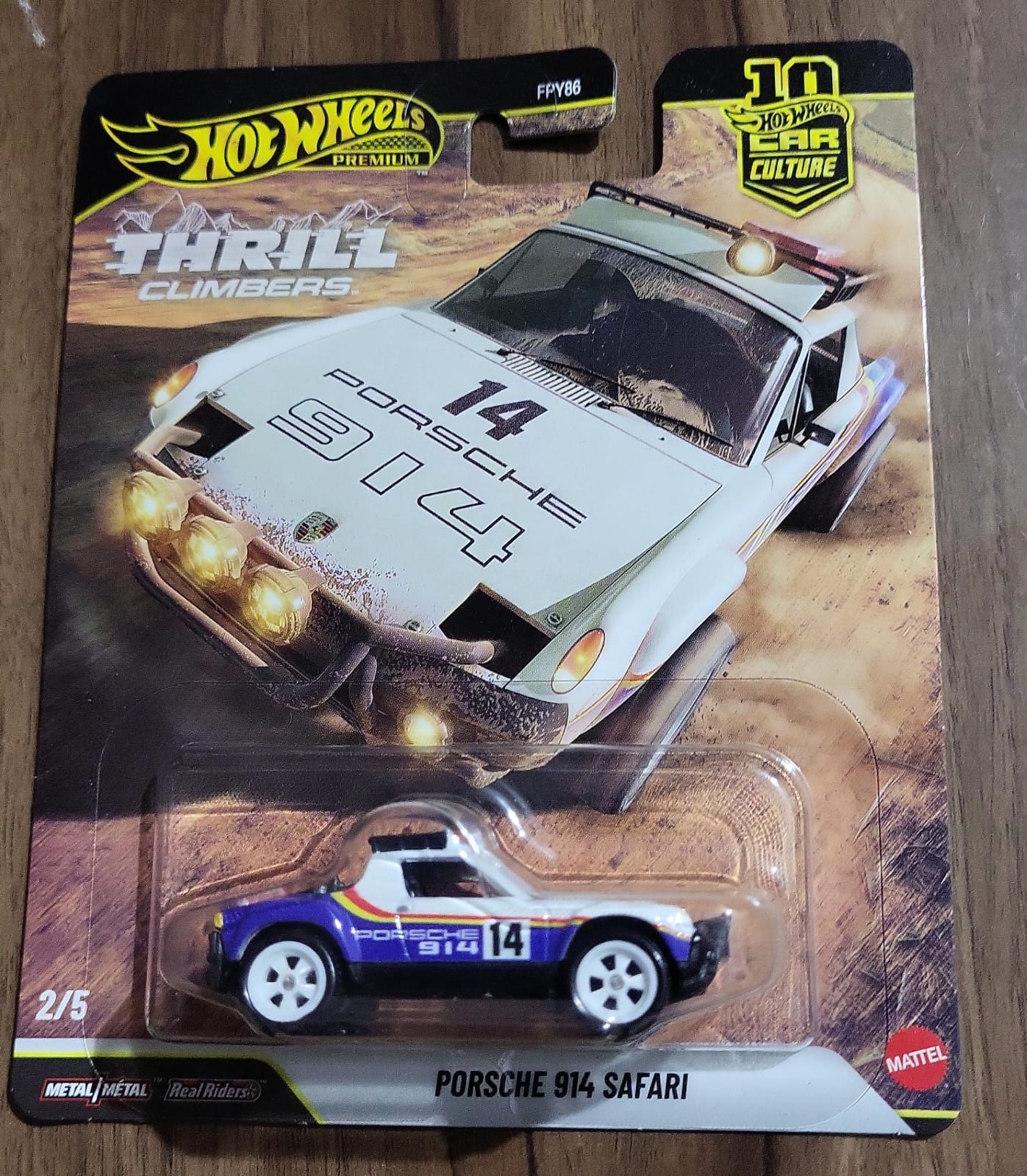Hot Wheels Thrill Climbers Porsche 914 Safari