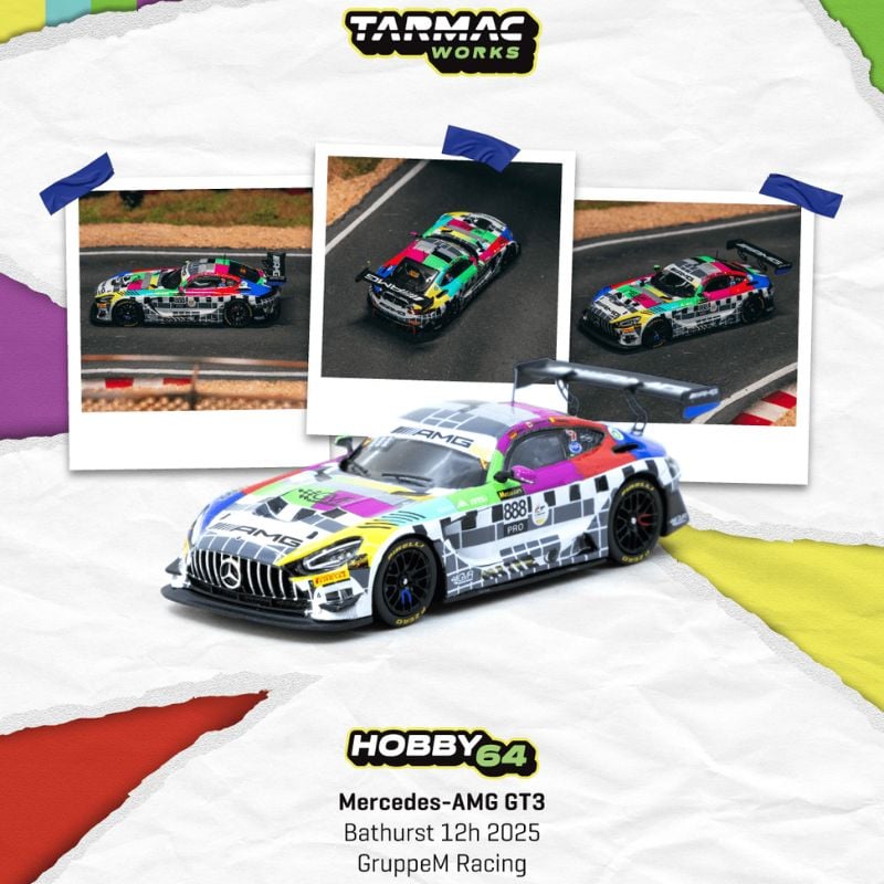 Tarmac Works Tarmac Works Mercedes-AMG GT3 Bathurst 12h 2025 | 1:64