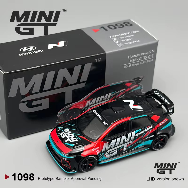 MINI GT Hyundai Ioniq 5 N MINI GT RS-01T 2025 Tokyo Auto Salon