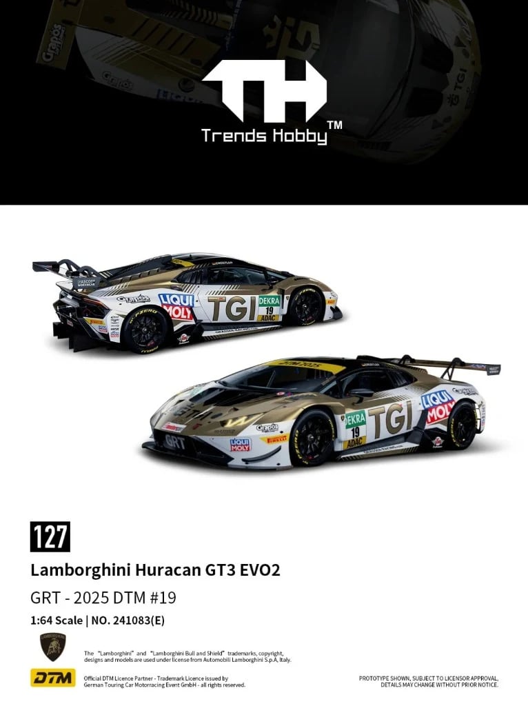 Trends Hobby Lamborghini Huracan GT3 EVO2 - DTM 2025 #19