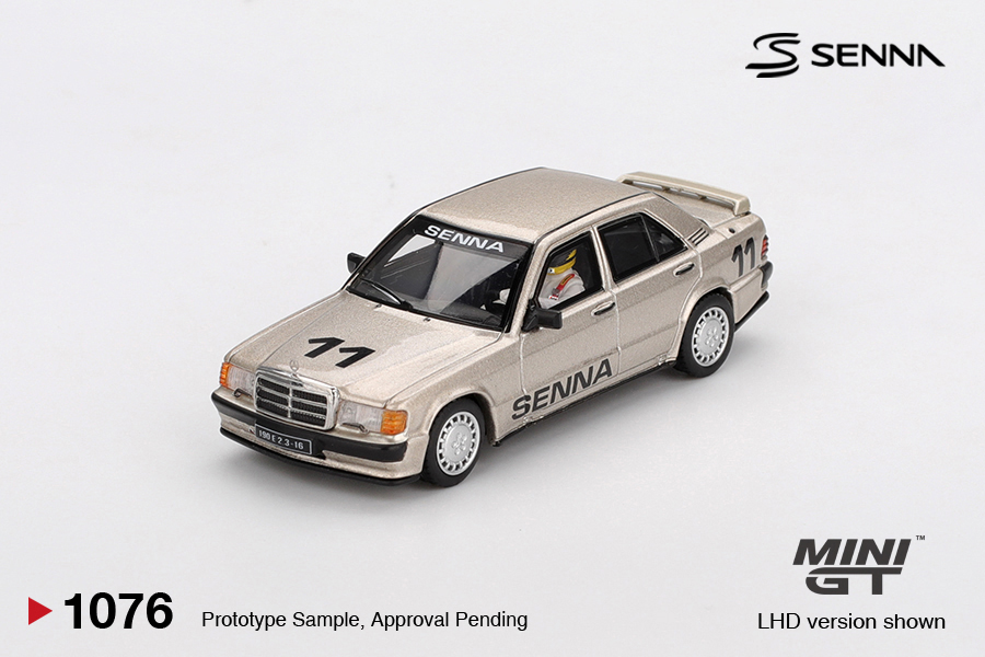 MINI GT Mercedes-Benz 190E 2.3-16 #11 Ayrton Senna 1984