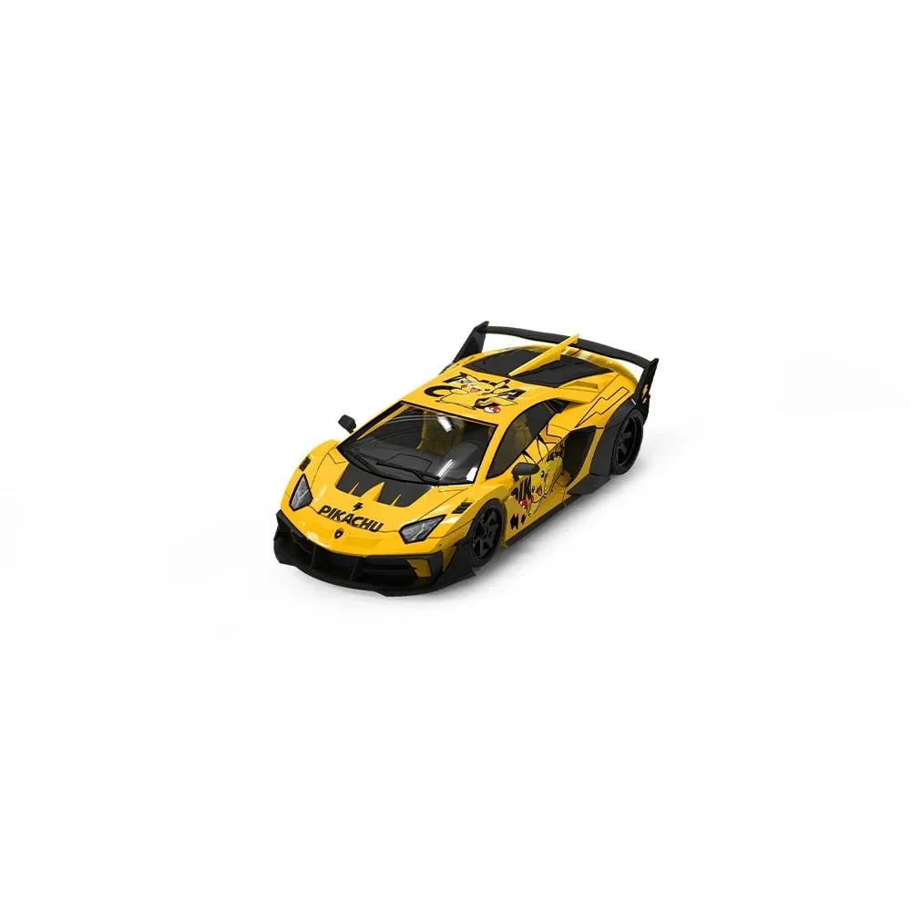 COOL.CAR Lamborghini Aventador GT EVO Pikachu Yellow | COOL.CAR 1:64 photo 2
