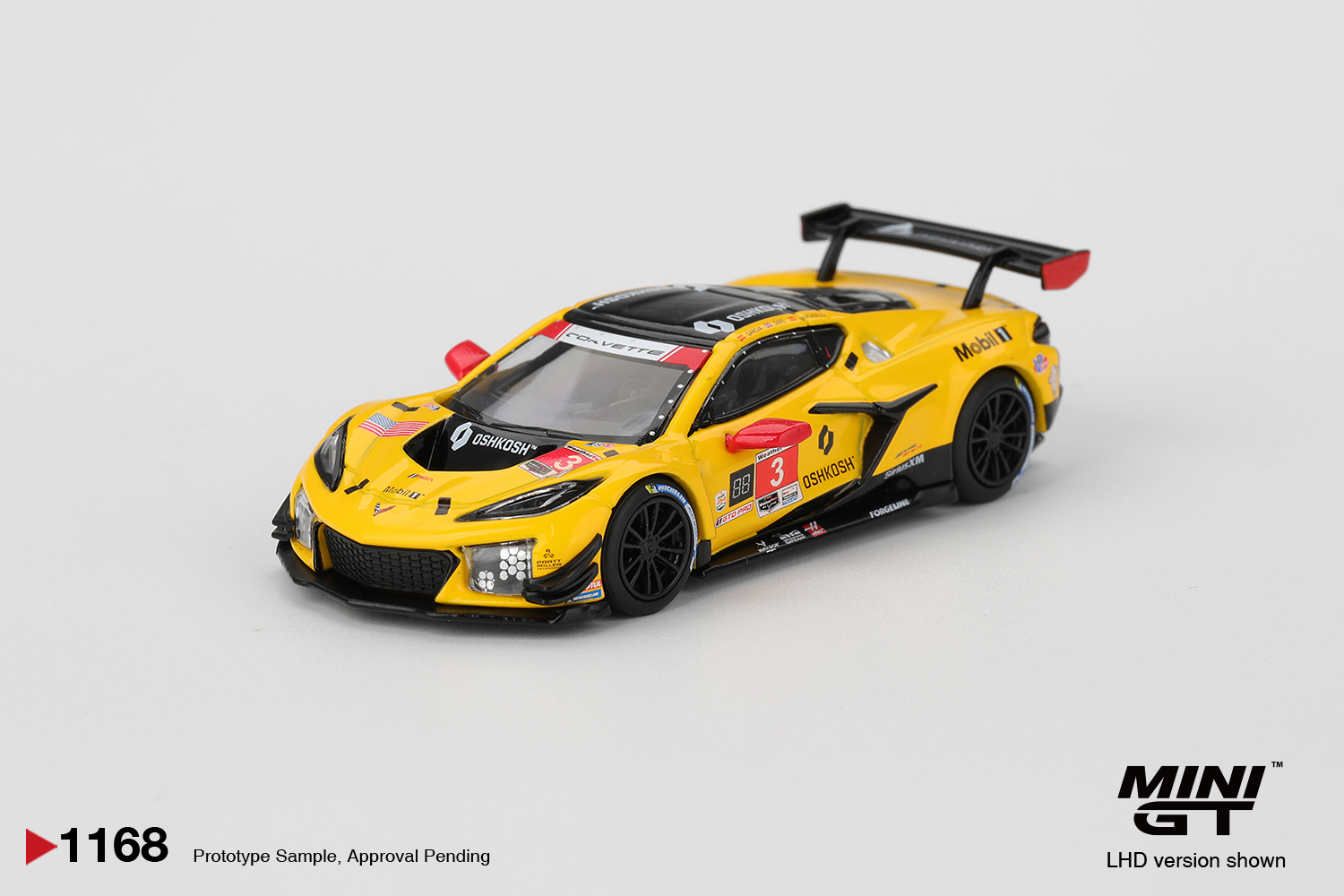 MINI GT Chevrolet Corvette Z06 GT3.R #3 Corvette Racing – 2025 IMSA Daytona 24 Hrs