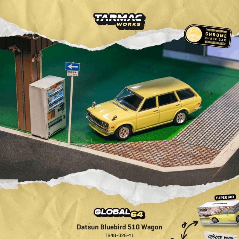Tarmac Works Tarmac Works Datsun Bluebird 510 Wagon | 1:64
