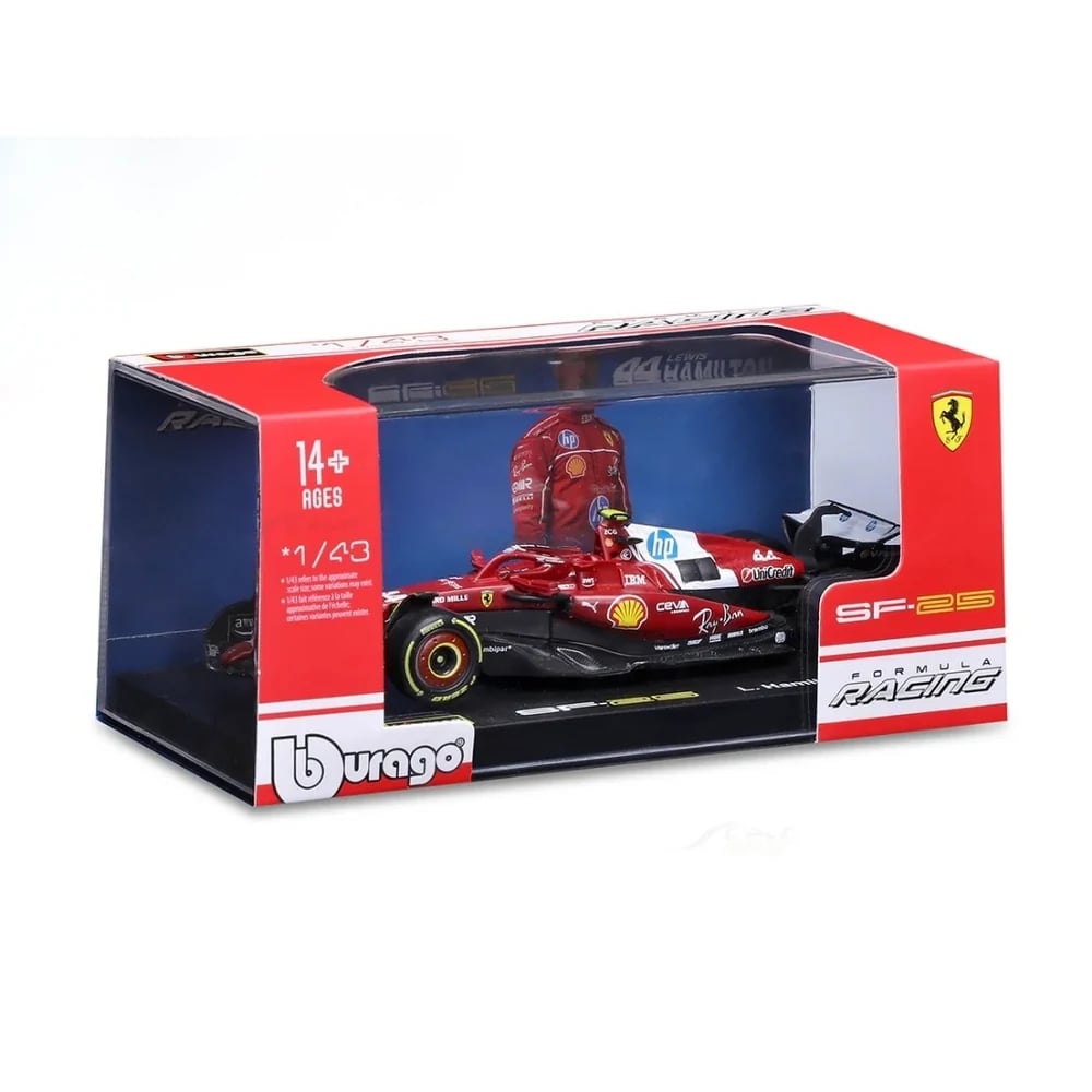 Bburago Ferrari SF-25 Lewis Hamilton #44
