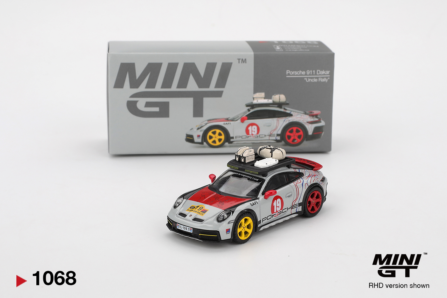 MINI GT Porsche 911 Dakar “Uncle Rally” #19