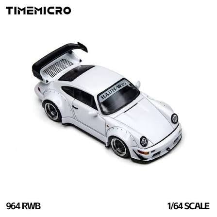 Time Micro Porsche 911 964 RWB White | Time Micro 1:64 photo 2