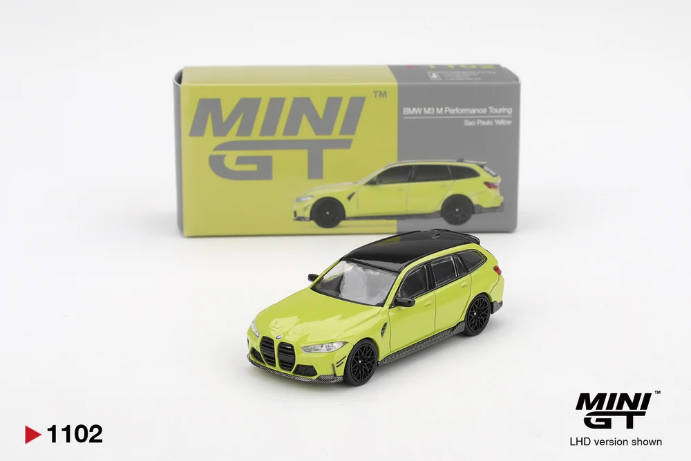 MINI GT BMW M3 M Performance Touring Sao Paulo Yellow (LHD)