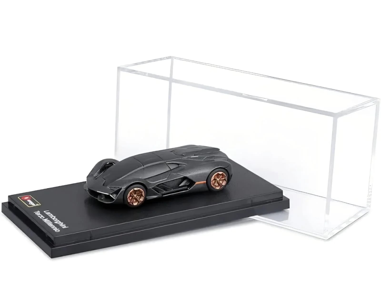 Bburago Bburago Lamborghini Terzo Millennio Dark Grey Acrylic Display | 1:64