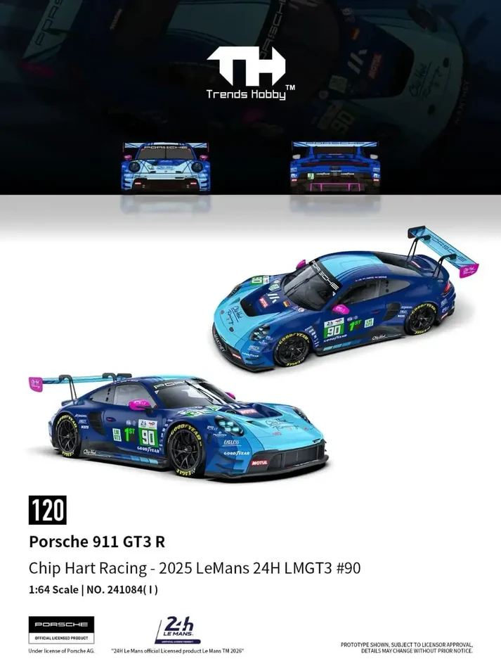 Trends Hobby Porsche 911 GT3 R Chip Hart