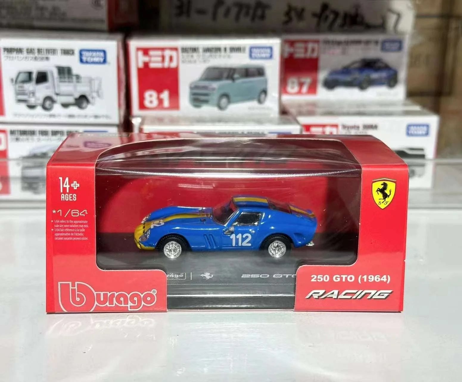 Bburago Bburago Ferrari 250 GTO 1964 Racing #112 | 1:64