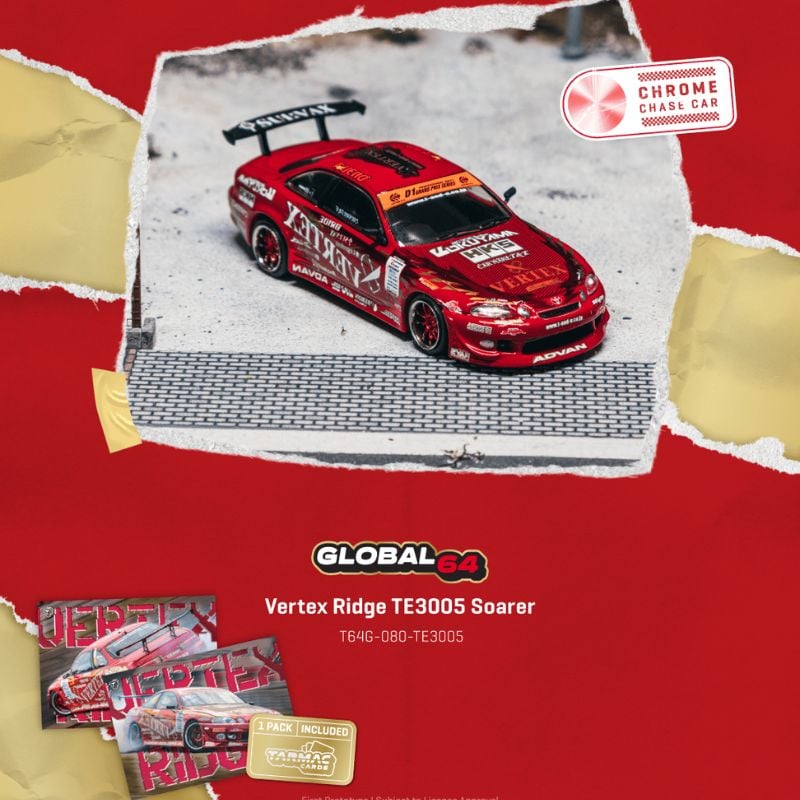Tarmac Works Tarmac Works Vertex Ridge TE3005 Soarer | 1:64