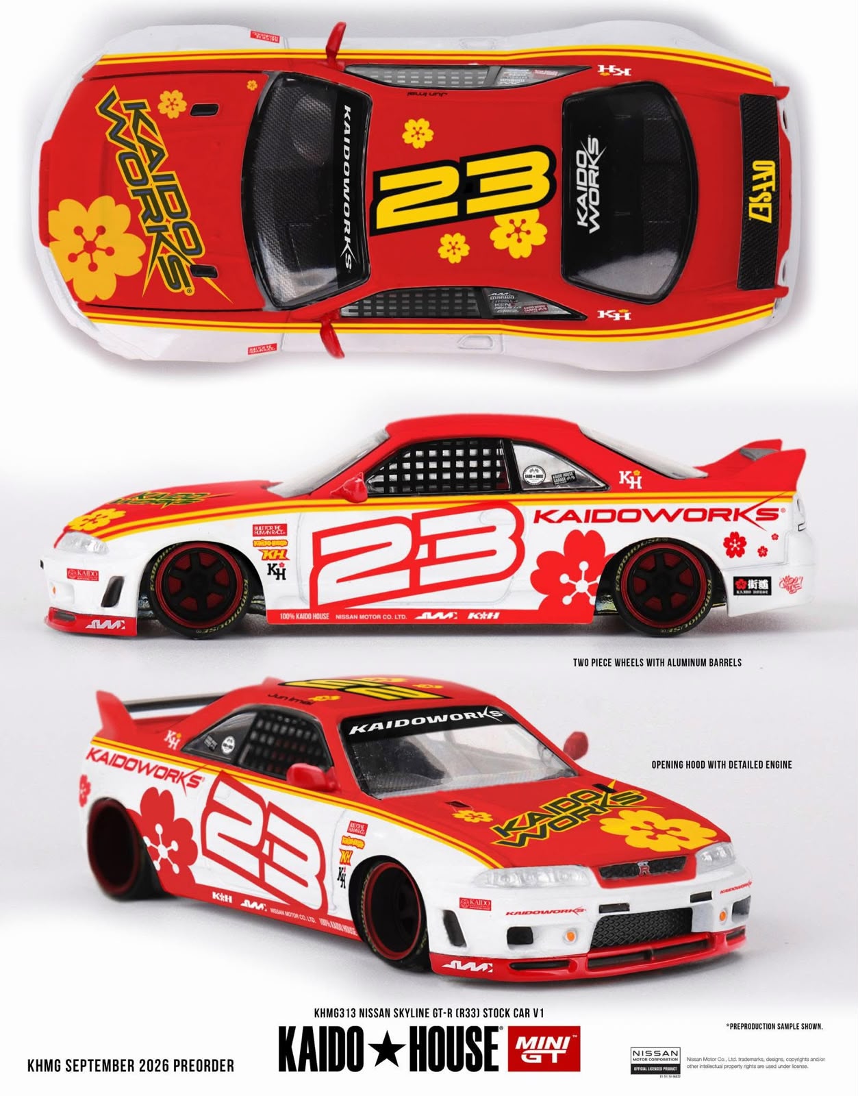 Kaido House Nissan Skyline GT-R (R33) Stock Car V1