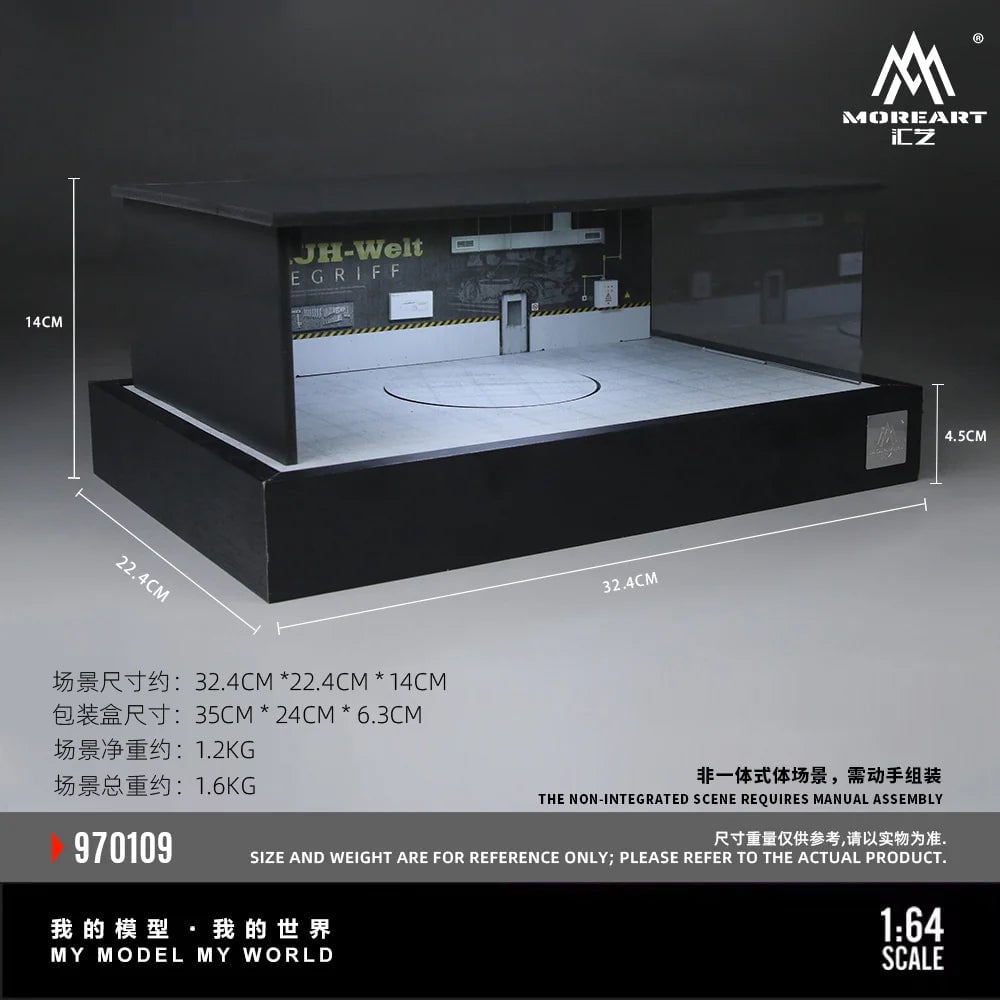 MoreArt RWB TURNTABLE Scene Diorama | MoreArt 1:64 Diorama photo 2