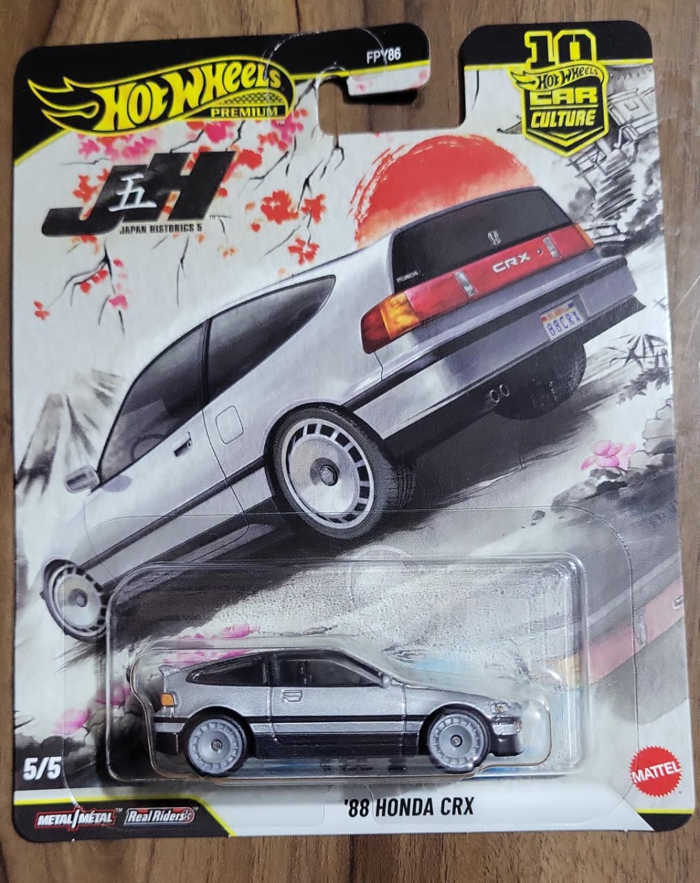 Hot Wheels Japan Historics 5 '88 Honda CRX