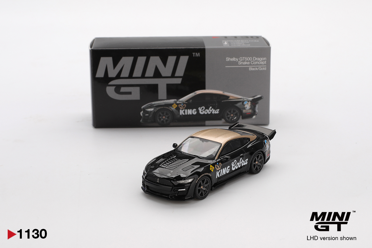 MINI GT Shelby GT500 Dragon Snake Concept Black/Gold
