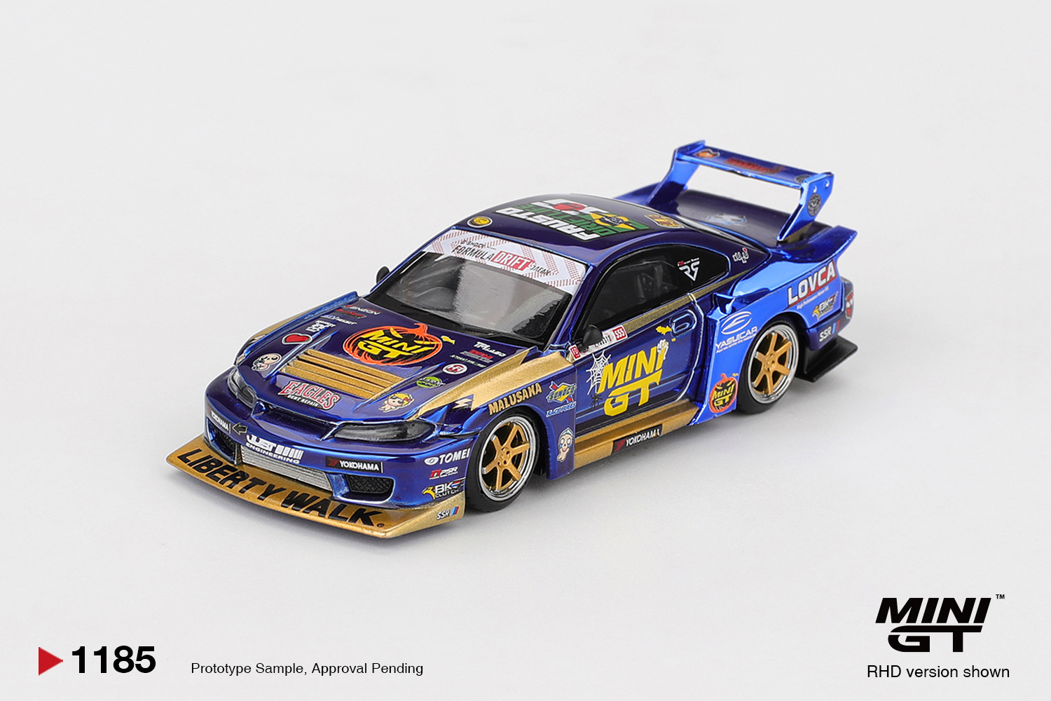 MINI GT Nissan Silvia S15 LB-Super Silhouette #555 Team MINI GT Halloween Special
