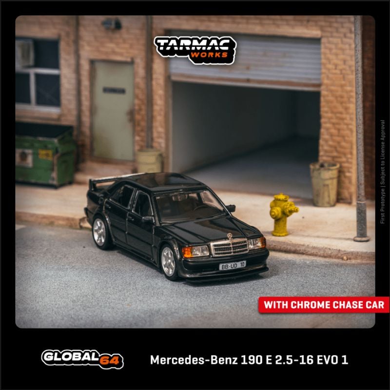 Tarmac Works Tarmac Works Mercedes-Benz 190 E 2.5-16 EVO 1 | 1:64