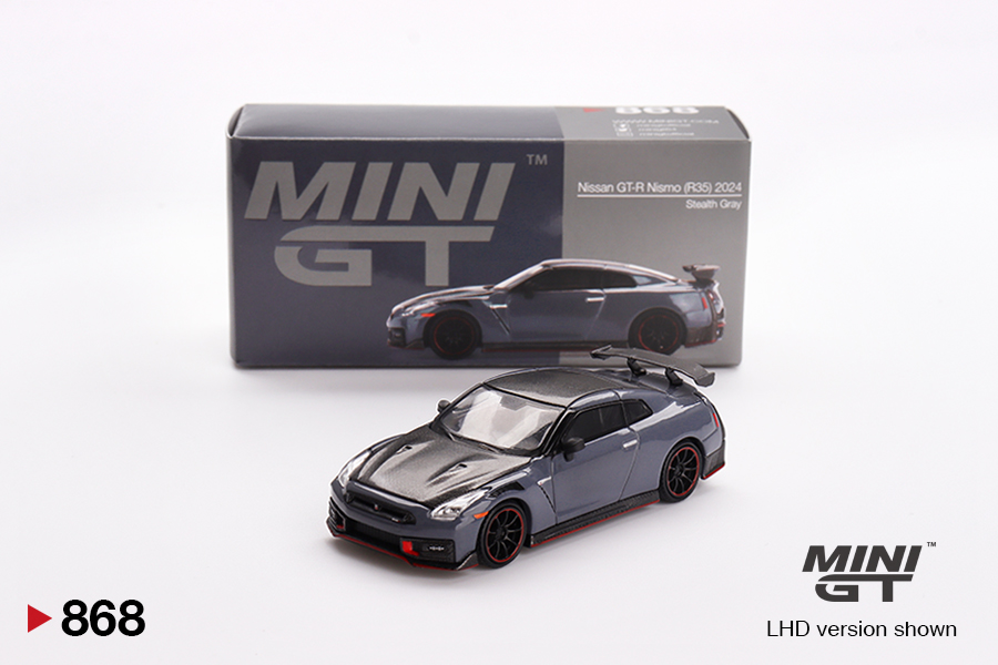 MINI GT Nissan GT-R NISMO 2024 Stealth Gray