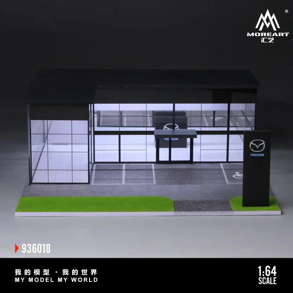 MoreArt Double-Layer Mazda Store Exhibition Hall | MoreArt 1:64 Diorama photo 3