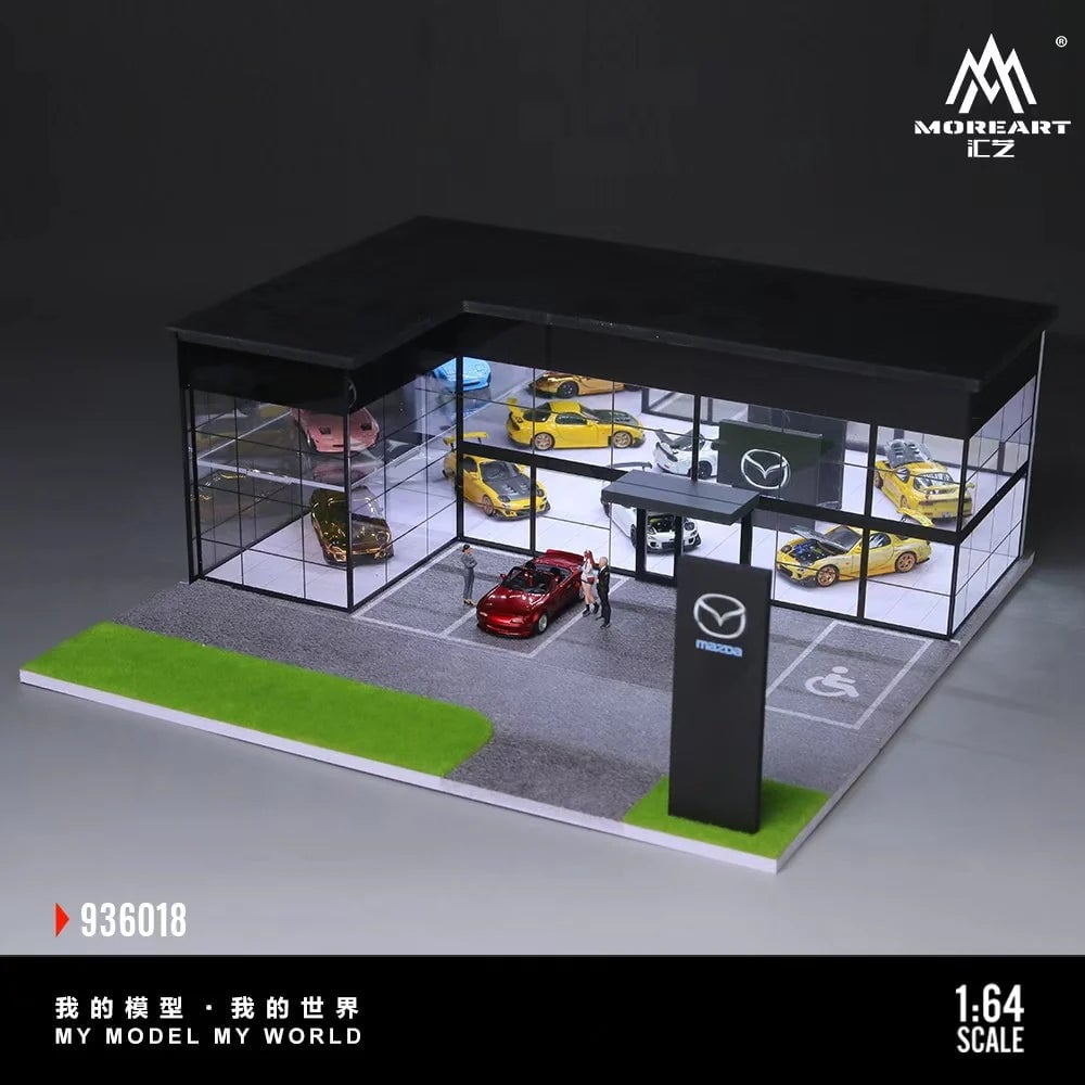 MoreArt Double-Layer Mazda Store Exhibition Hall | MoreArt 1:64 Diorama photo 4