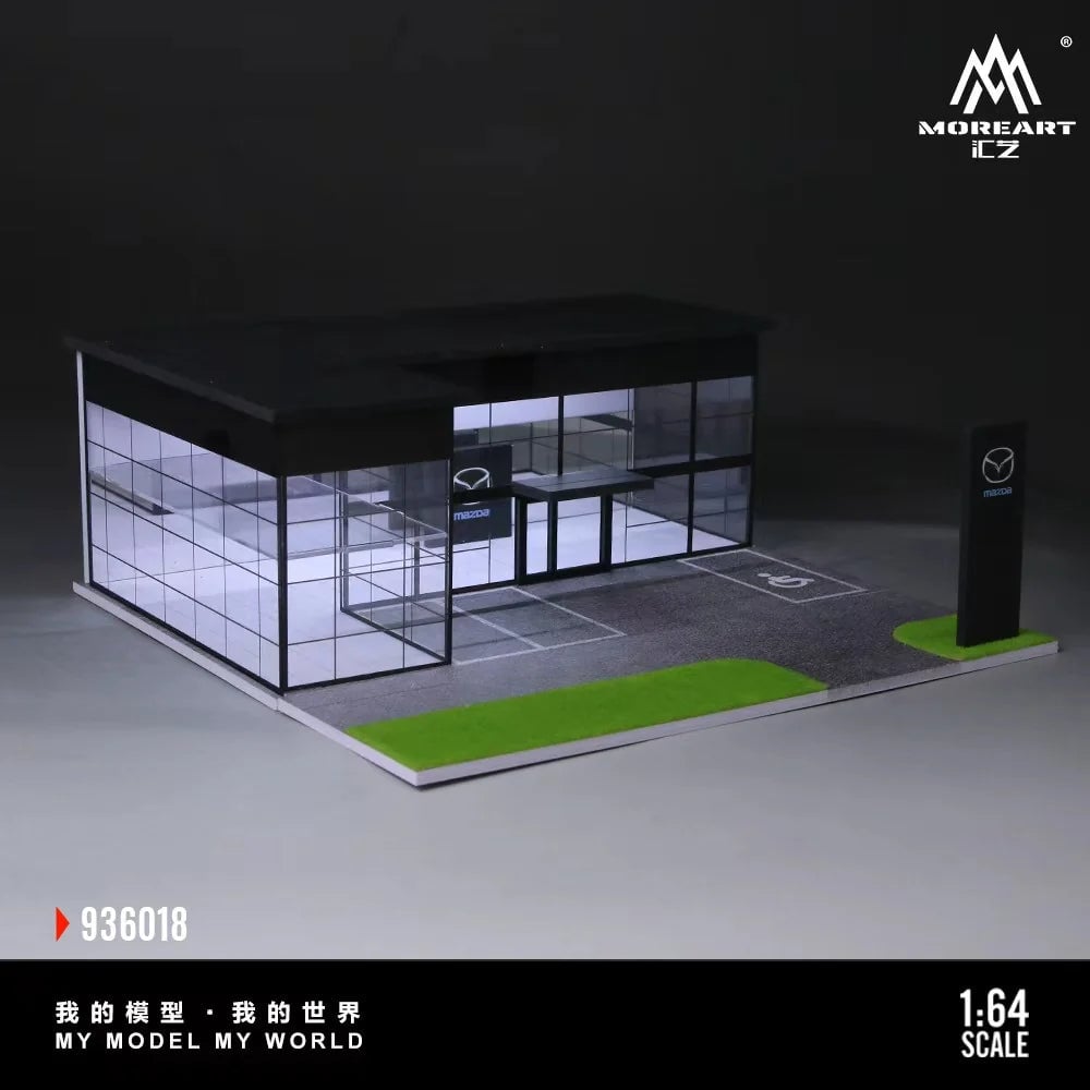 MoreArt Double-Layer Mazda Store Exhibition Hall | MoreArt 1:64 Diorama photo 5