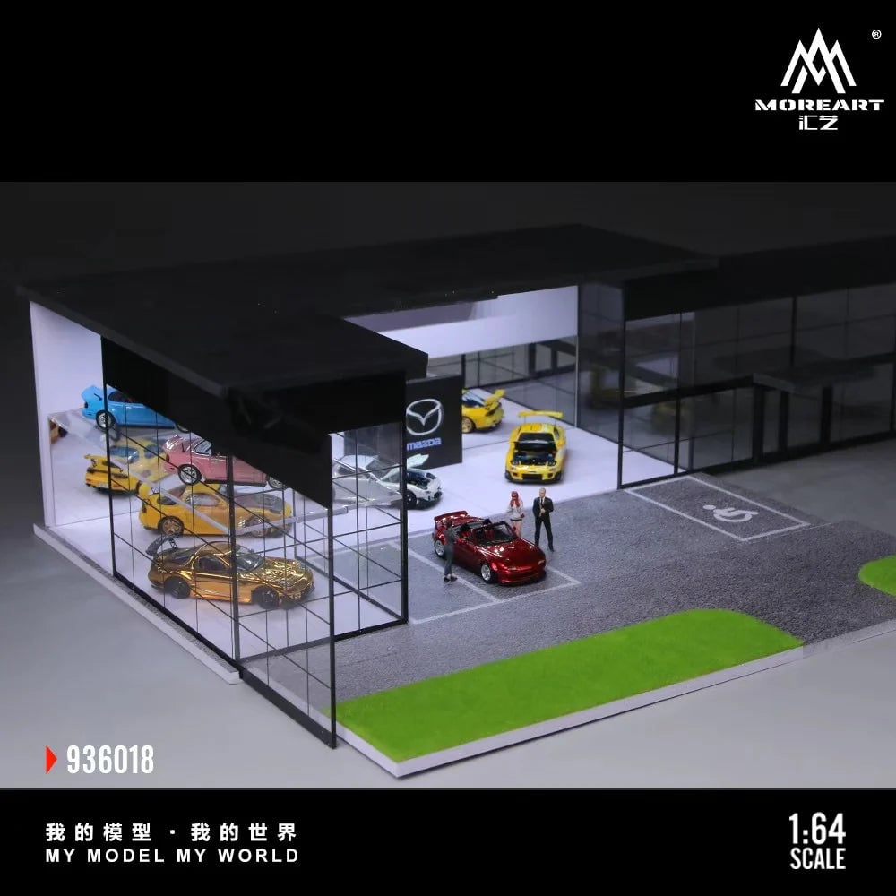 MoreArt Double-Layer Mazda Store Exhibition Hall | MoreArt 1:64 Diorama photo 6
