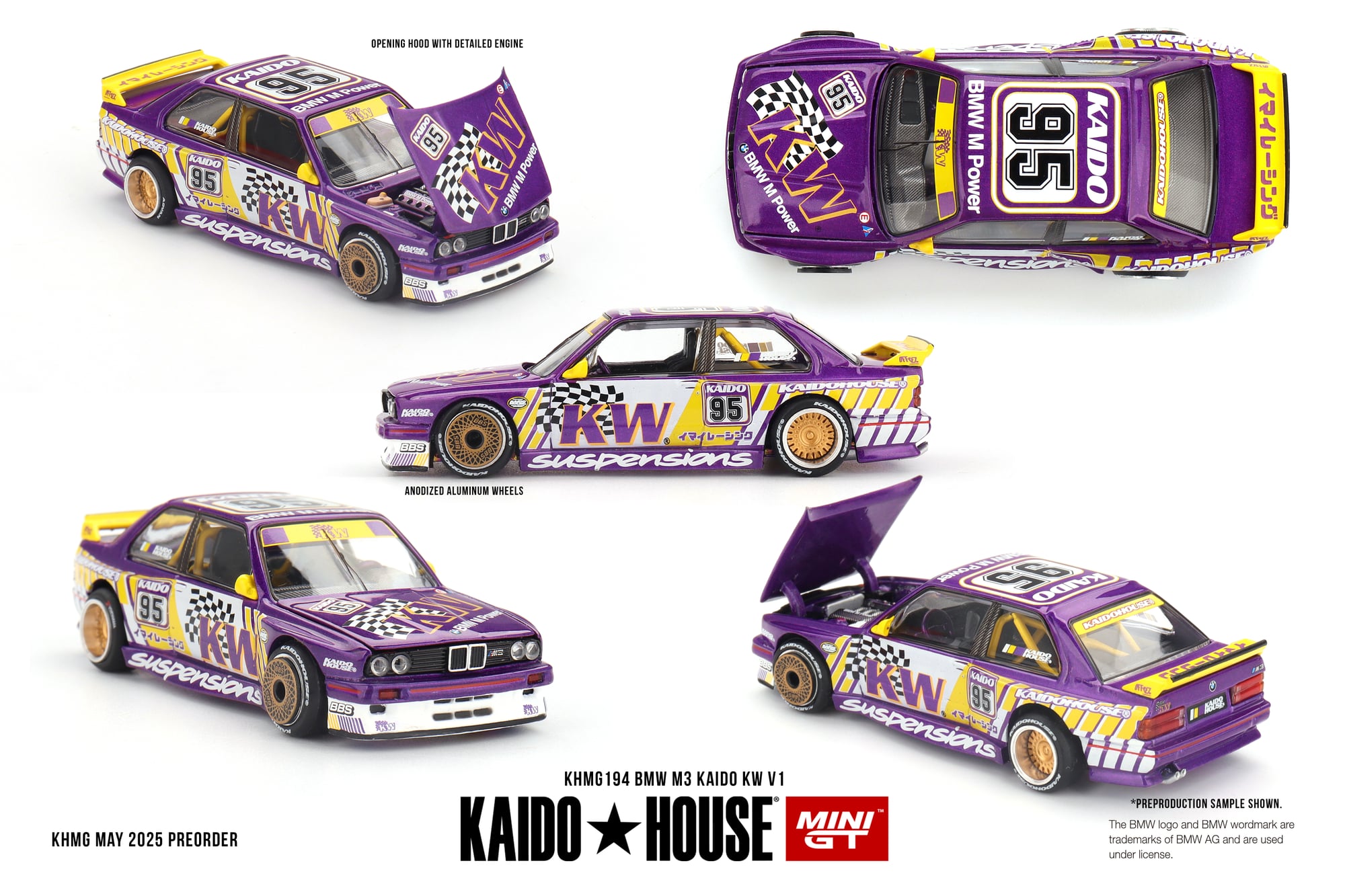 Kaido House BMW M3 E30 Kaido KW V1