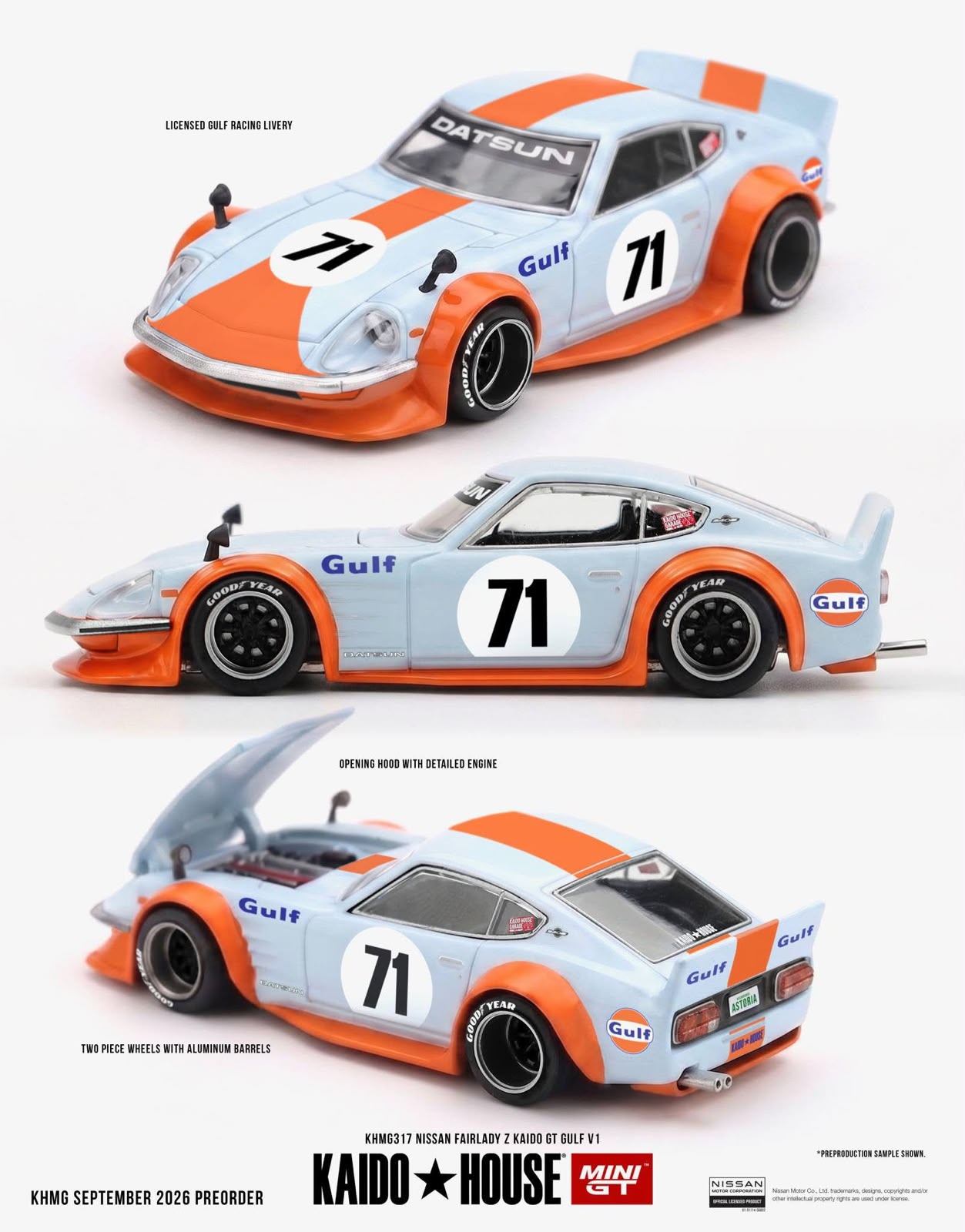 Kaido House Nissan Fairlady Z Kaido GT Gulf V1