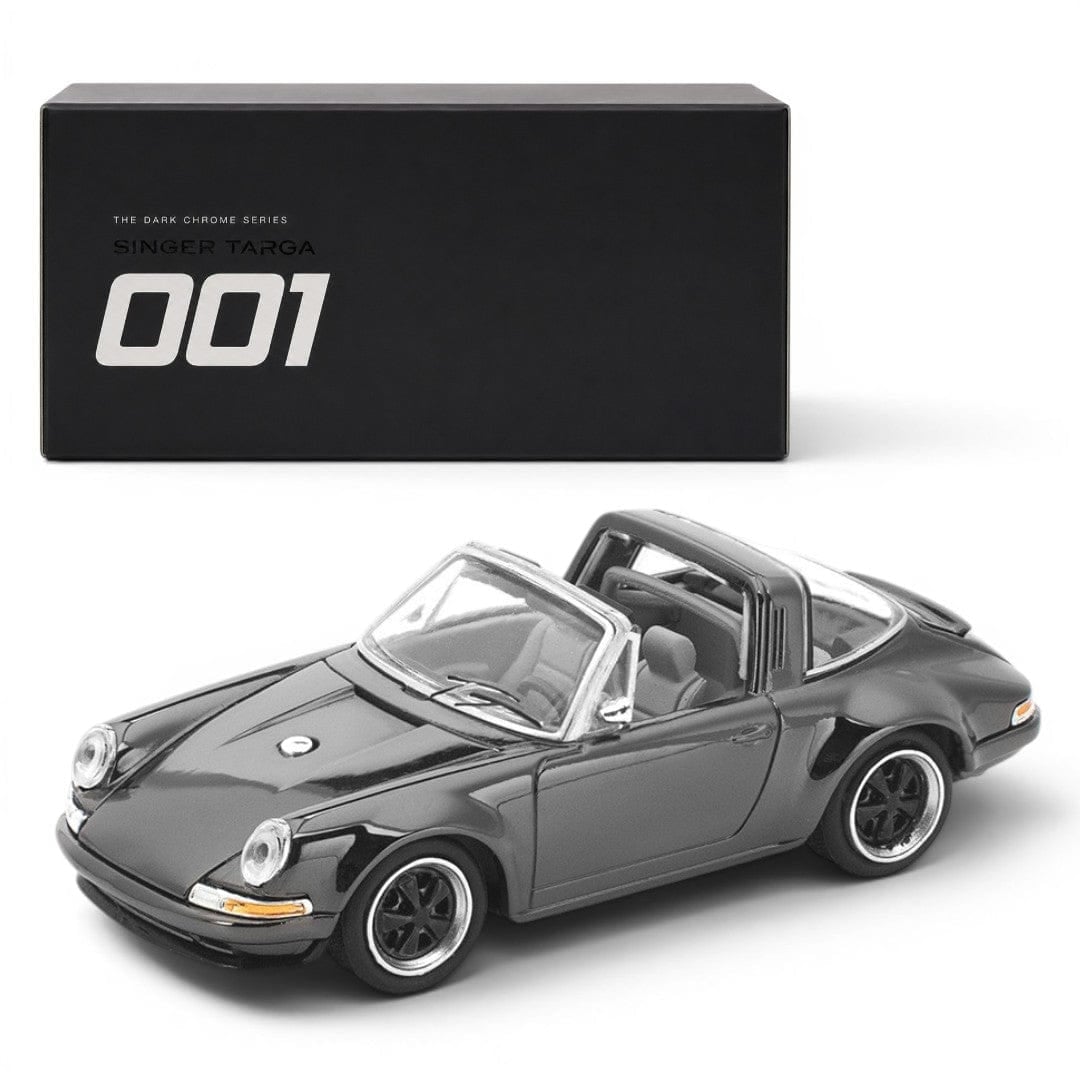 Pop Race Pop Race Singer Targa Dark Chrome Series 001 | 1:64